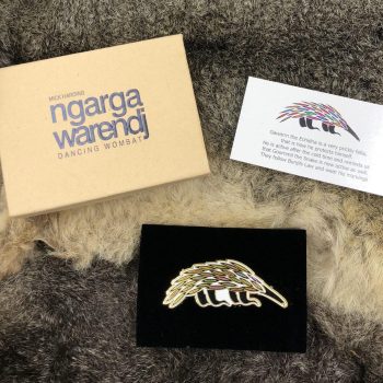 Taungwurrung artist - Echidna Pin