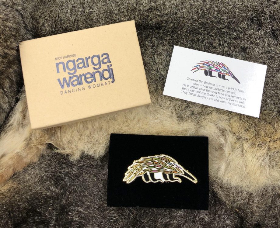 Taungwurrung artist - Echidna Pin