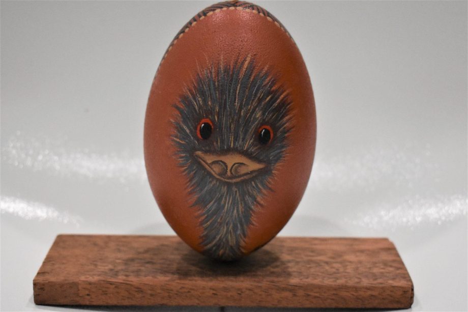 Wadawurrung artist - Kawirr (emu) egg handpainted - Image 2