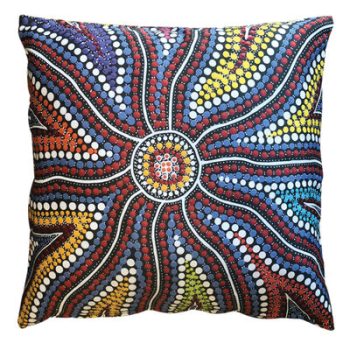 SUNSHINE Aboriginal Designed Giant Cushion / Bean Bag 1x1m