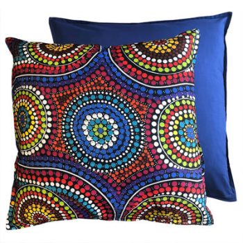 FAMILY Aboriginal Designed Giant Cushion / Bean Bag 1 x 1m