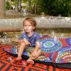 FAMILY Aboriginal Designed Giant Cushion / Bean Bag 1 x 1m - Image 4