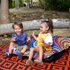 FAMILY Aboriginal Designed Giant Cushion / Bean Bag 1 x 1m - Image 3