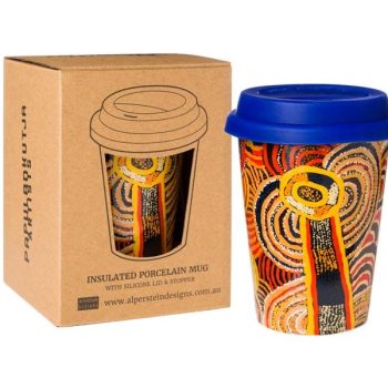 NORA DAVIDSON COFFEE MUG - Insulated Porcelain