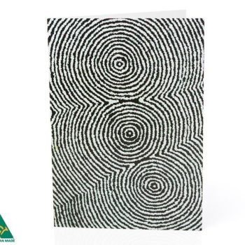 Greeting Card - Patterns of the landscape around Nyirripi