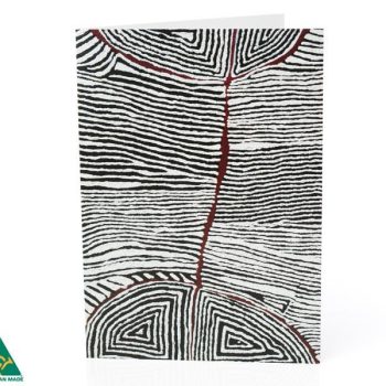 Greeting Card - Desert Oak Dreaming from Mina Mina