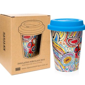 JUDY WATSON COFFEE MUG - Insulated Porcelain