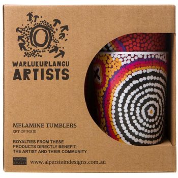RUTH STEWART MELAMINE TUMBLERS (X4)