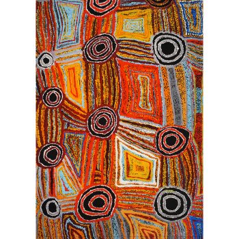 Mina Mina Jukurrpa - Women's Dreaming, Cotton Tea Towel