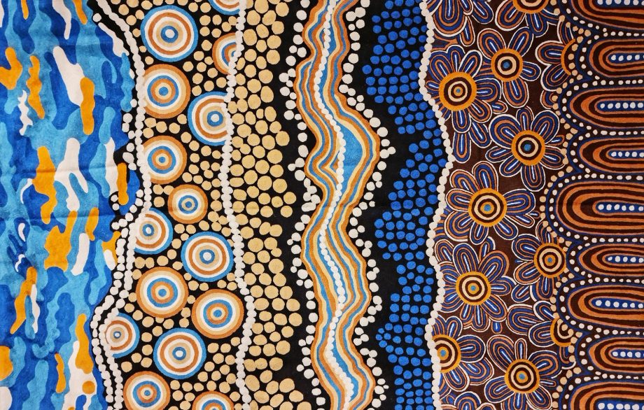 Ocean and Earth 2x3ft (61x91cm) Wool Wall or Floor Rug by Bianca Gardiner Dodd - Limited Edition