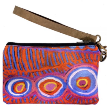 'Malikijarra Jukurrpa' Murdie Nampijinpa Morris. Pouch 11 x 9cm
