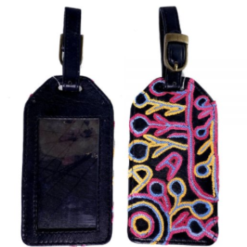 'Pikilyi' Theo Hudson. Embroidered Luggage Tag