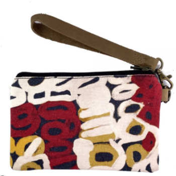 'Sisters' Anmanari Brown.  Pouch 11x9cm