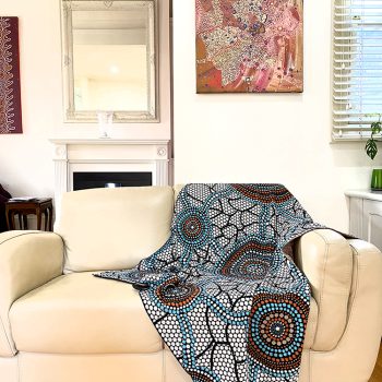Cotton Throw 125 x 150cm - Designed by Bianca Gardiner-Dodd