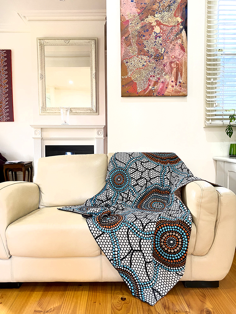 Cotton Throw 125 x 150cm - Designed by Bianca Gardiner-Dodd