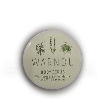 Warndu Wattleseed, Lemon Myrtle & Wild Lavender Body Scrub ~ 100g
