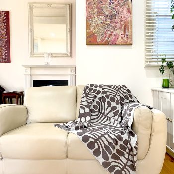 Cotton Throw 125 x 150cm - Designed by Mitjili Napurrula