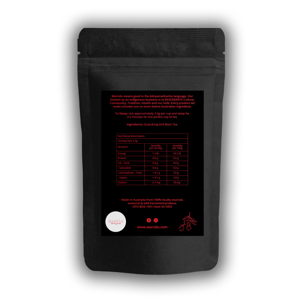 Quandong & Black Loose Leaf Tea 25g - Image 3