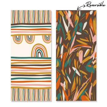 Autumn Rainbows Beach Towel -Sand Free