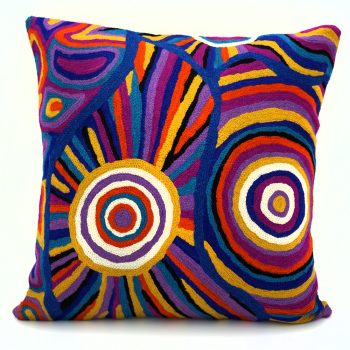 Ngapa Jukurrpa Woven Cushion Cover 16in (40cm)