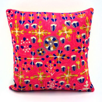 Medicine Plants  - Wool Woven Cushion Cover 40x40cm (16in)