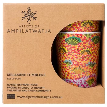 DAISY MOSS MELAMINE TUMBLERS (X4)
