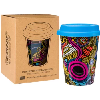 JUSTIN BUTLER COFFEE MUG - Insulated with lid