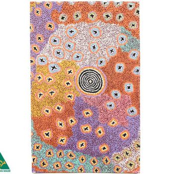 Ruth Stewart - Green Budgerigar Dreaming Cotton Tea Towel