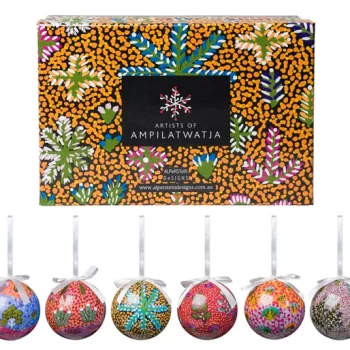 6 PACK XMAS BAUBLES - AMPILATWATJA
