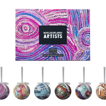 6 PACK XMAS BAUBLES - WARLUKURLANGU
