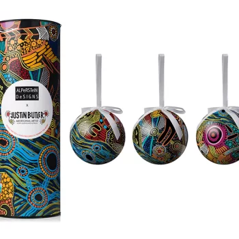 Justin Butler - 3 Pack Christmas Baubles