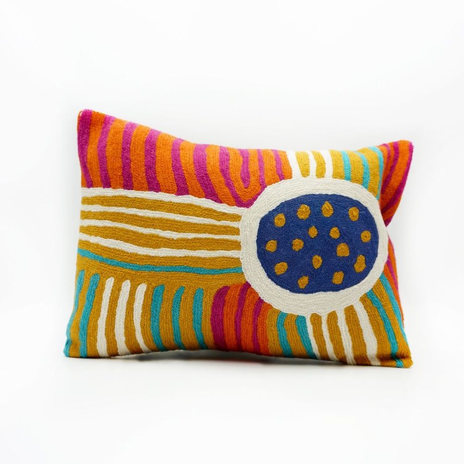 Yarla Katjara - Handwoven Wool Cushion Cover