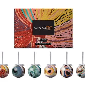 Martumili Artists - 6 pack Christmas Baubles
