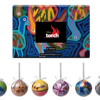 The Torch - 6 pack Christmas Baubles