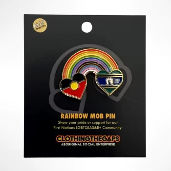 Rainbow Mob - Clothing The Gaps Pin
