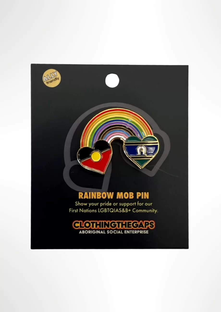 Rainbow Mob - Clothing The Gaps Pin