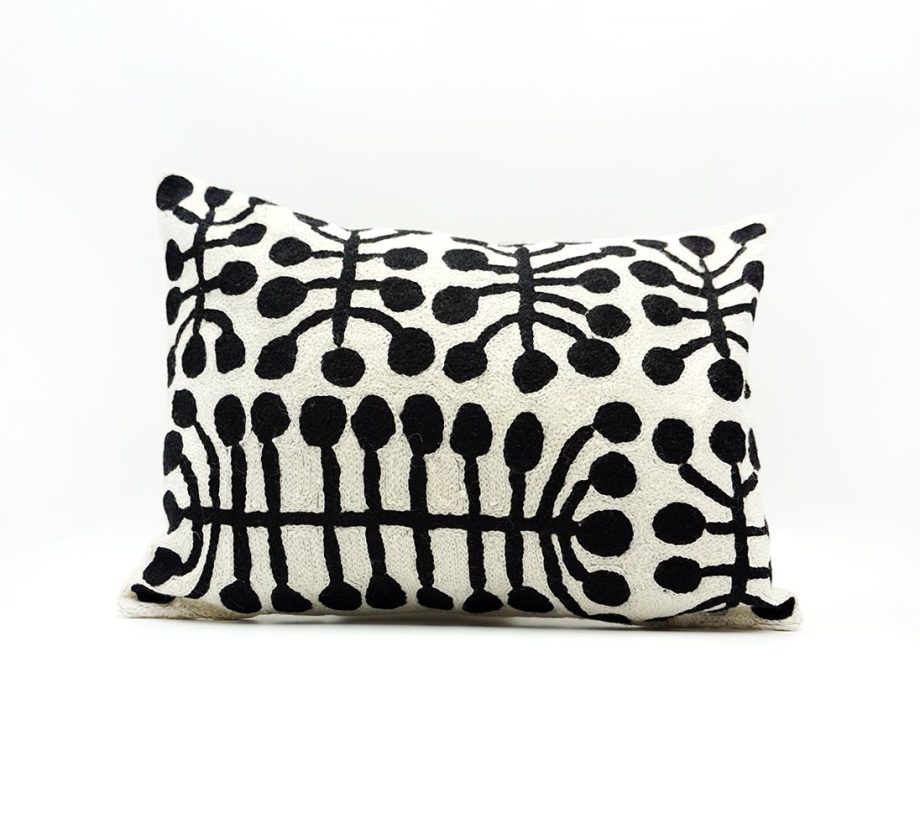 Watiya Tjuta Tree - Wool 30x40cm Cushion Cover by Mitjili Napurrula