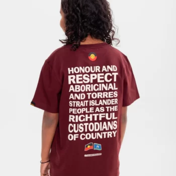 Kids Honour Country Maroon Tee - Clothing the Gaps