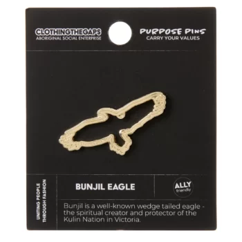 Bunjil Eagle Purpose Pin - Clothing the Gaps