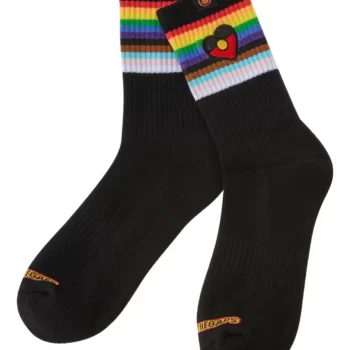 Blak Rainbow Luv Socks - Black - Clothing the Gaps